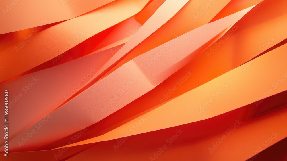 Poster abstract orange paper texture with sharp angles and folds suitable for backgrounds and layouts copy 