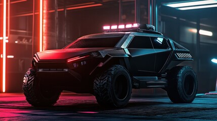 Futuristic SUV facelift