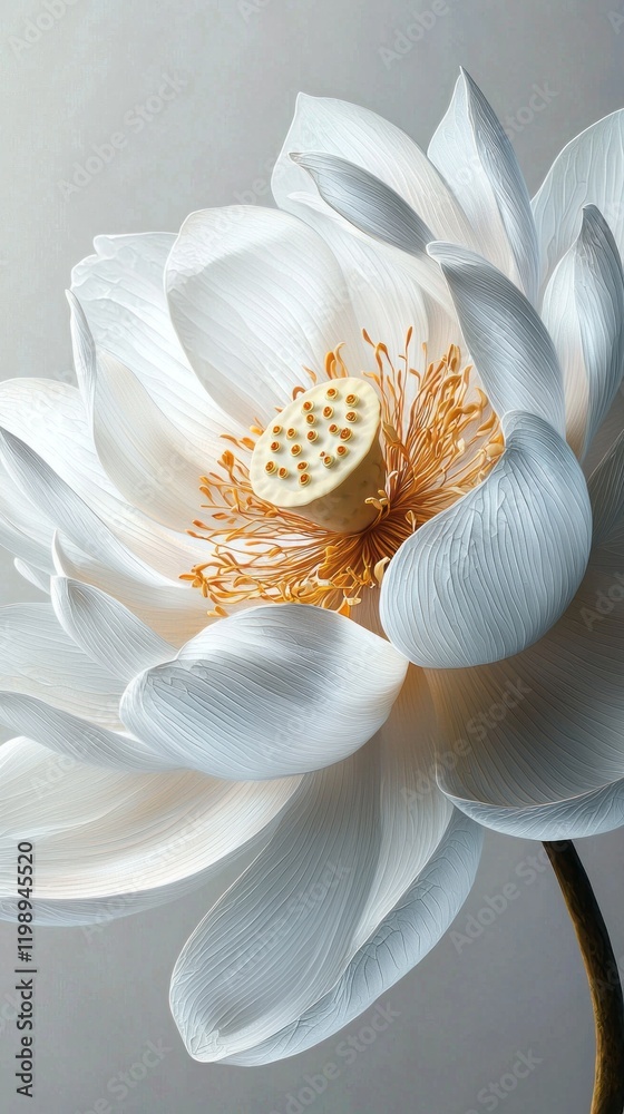 Aufkleber soft petals unfurl gracefully in this intricate close-up, revealing a stunning display of a large wh