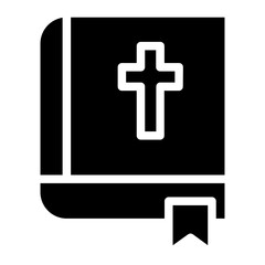 Spring Bible Book Glyph Icon