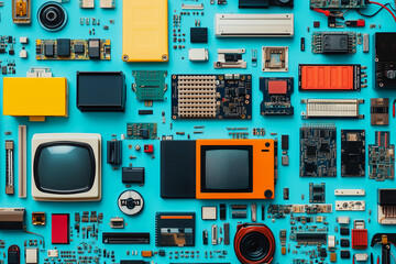 knolling of electronics