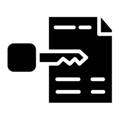 Seo Keyword Startup Glyph Icon