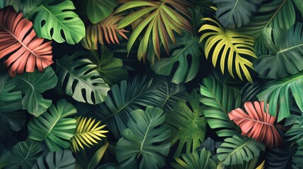 Tropical forest vegetation outdoors woodland.