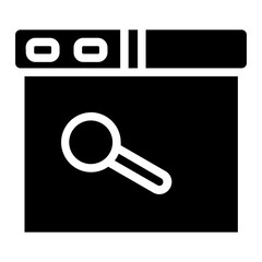 Website Seo Web Glyph Icon