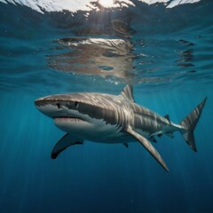 Fototapeta premium Sharks in the sea