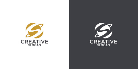 Letter S logo icon design template elements

