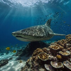 Obraz premium Shark in the Sea.