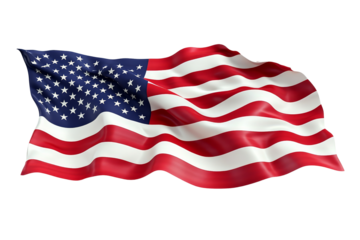 American flag waving celebration outdoors image