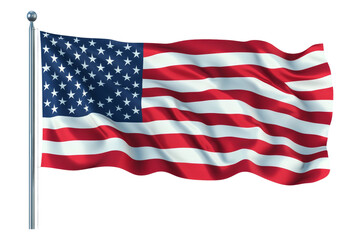 Obraz premium Waving american flag outdoor graphic patriotism close-up