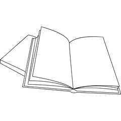 Simple vector icon book