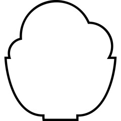 Simple vector icon ice cream

