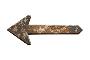 Left arrow direction sign rustic background image