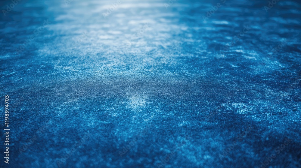 Poster close up view of textured blue vinyl flooring with subtle gradients suitable for background or overl
