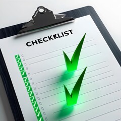 clipboard with checklist