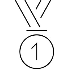 Simple vector icon winner
