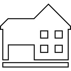 Simple vector icon house
