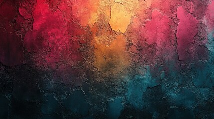 Obraz premium Colorful textured wall background with light effects