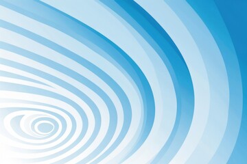 Naklejka premium Abstract blue and white spiral pattern with concentric waves