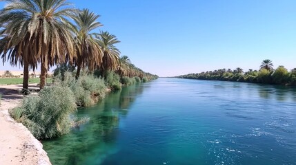 Serene Oasis Canal