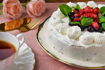 メキシコのスイーツ パステル・デ・トレス・レチェス (3種のミルクのケーキ)  Mexican sweets Pastel de Tres Leches ( Mexican Tres Leches Cake,Tres Leches Cake,Three Milk Cake, 3 Milk Cake) 