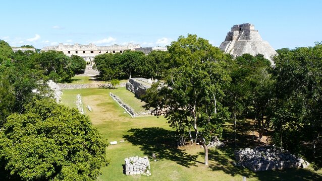 Ancient Mayan City of Uxmal, Yucatan, Mexico
