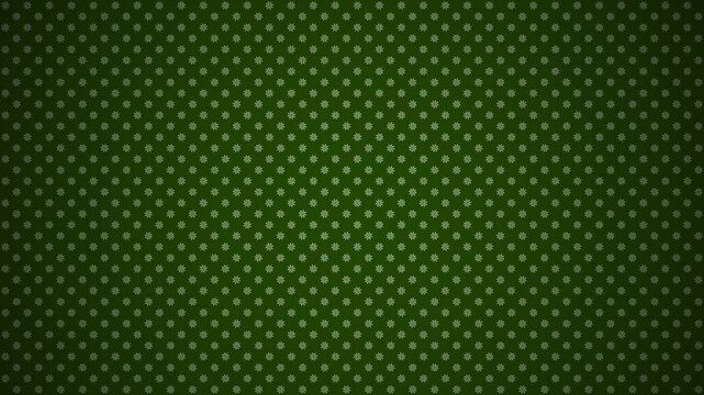 Fondo navide&ntilde;o de color verde con copos de nieve con vi&ntilde;eta. 