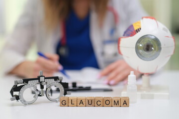 A detailed depiction emphasizing the importance of glaucoma exams and awareness in eye care for...