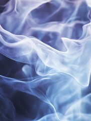 Obraz premium Ethereal, Wispy Smoke or Liquid Background. Abstract Wallpaper.