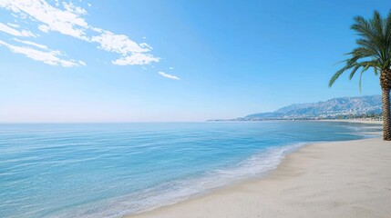 Serene Tropical Beach Scene