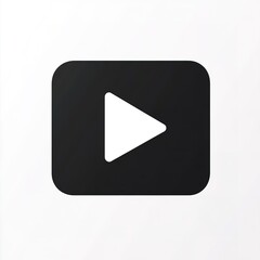 Play icon. flat design vector illustration for web and mobile
