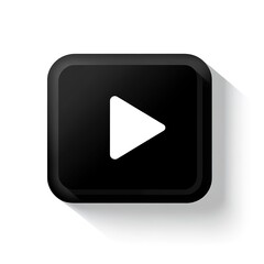 Play icon. flat design vector illustration for web and mobile
