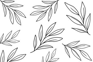 Fototapeta premium Leaf pattern 
