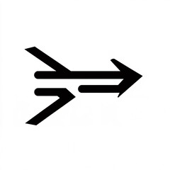 Obraz premium Two Pairs of Opposite Arrows Illustrate Bidirectional Communication