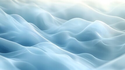 Obraz premium Light waves gently moving through a foggy background, creating a dreamlike effect