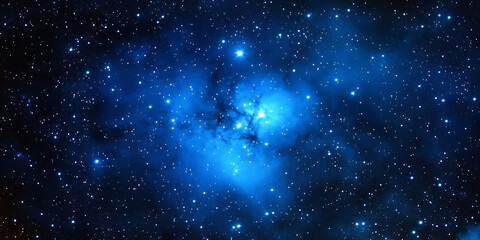 Fototapeta premium Night sky filled with stars, nebula, and galaxy, showcasing stunning cosmic details in high-definition quality with perfect composition and amazing visuals.