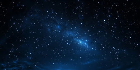 Obraz premium Night sky filled with stars, nebula, and galaxy, showcasing stunning cosmic details in high-definition quality with perfect composition and amazing visuals.