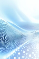 Blue and white gradient background with dots, minimalist design, light blue tone