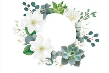A beautiful floral arrangement on a white background, perfect for wedding decorations or event design