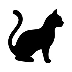 cat icon design silhouette 