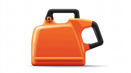 Fuel Gasoline Can Vector Isolated Illustration for Professionals