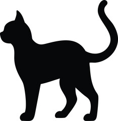cat icon design silhouette 