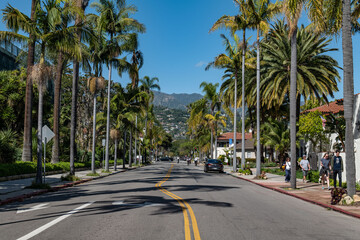 Fototapeta premium Santa Barbara is a coastal city in Santa Barbara County, California. 