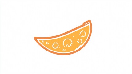 Half Moon Dim Sum Outline Icon Transparent Vector Isolated