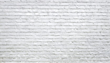 white painted brick wall with rustic texture, ideal for background design, digital mockups, interior decoration, or text overlay

