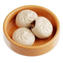 Soft Steamed Bao with Fluffy Texture