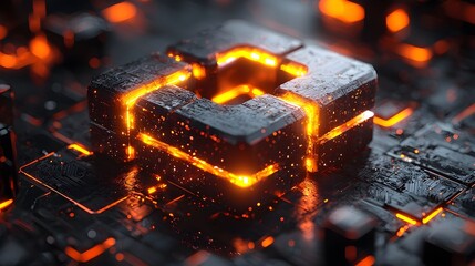 Vibrant Blockchain Data Synchronization in Futuristic Server Room with Glowing Interconnected Nodes