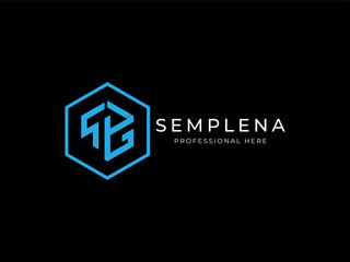 Modern letter logo design 