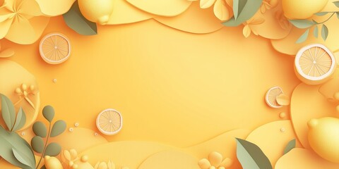 Bright and Cheerful Solid Yellow Background