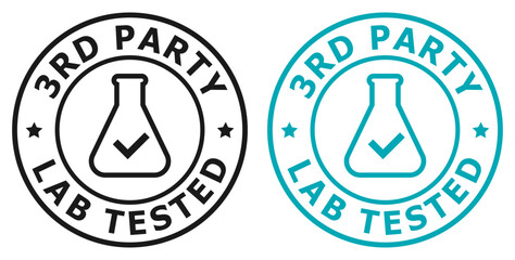 Third party lab tested vector labels