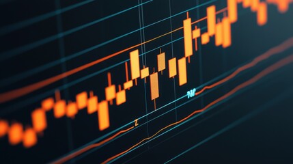 Economic Forecast concept. Vibrant Digital Display of World Currency Symbols in Financial Analytics Dashboard